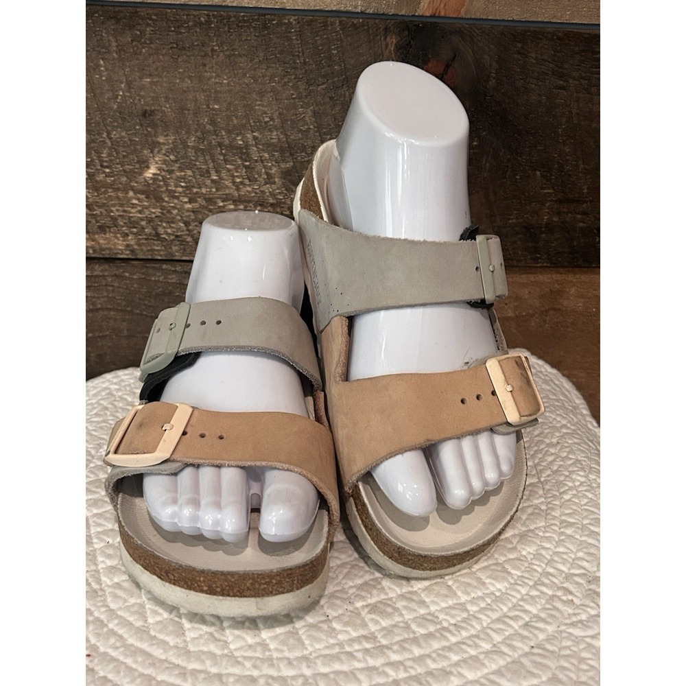 Birkenstock Arizona Split Sz‎ 36/5 Mineral Light Rose Sandals Color Block